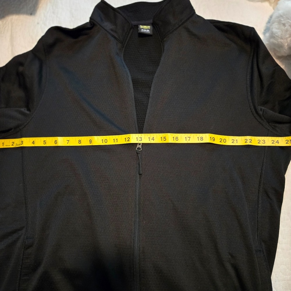 Athletic Works Unisex Zip Up Jacket Sz XL Stand Collar Long Sleeves Hand Pockets - Picture 10 of 12